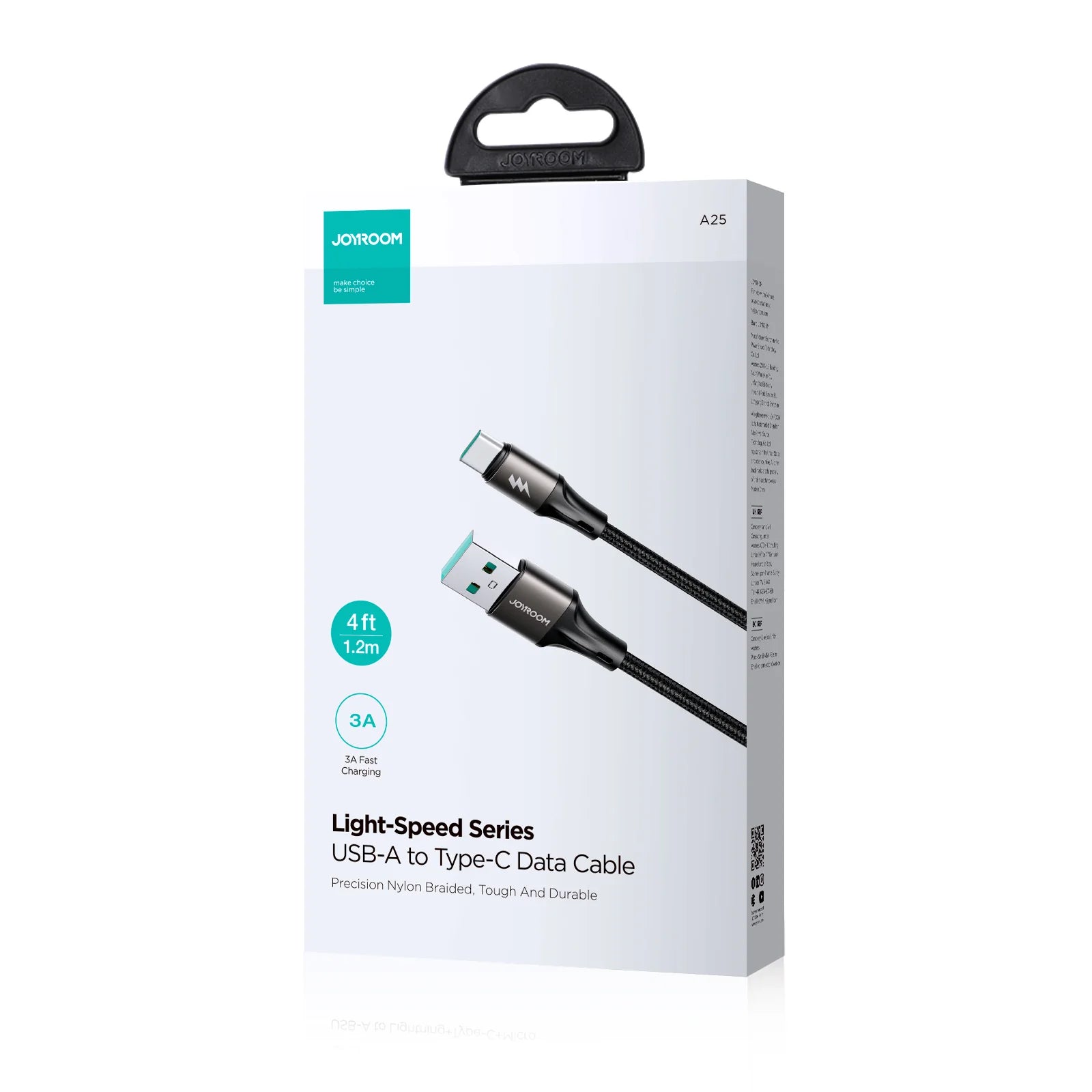 Joyroom SA25-AC3/SA25-AL3/SA25-AM3 Flash-Charge Series 3A Fast Charging Data Cable ( Type-C ) 1.2M