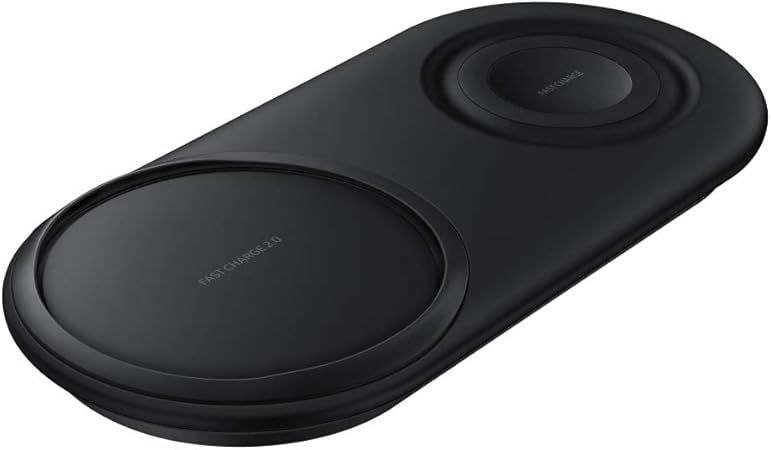 Samsung Wireless Charger Duo Fast Charge Stand & Pad – Qi Dual Wireless Charger for Samsung Galaxy & iPhone
