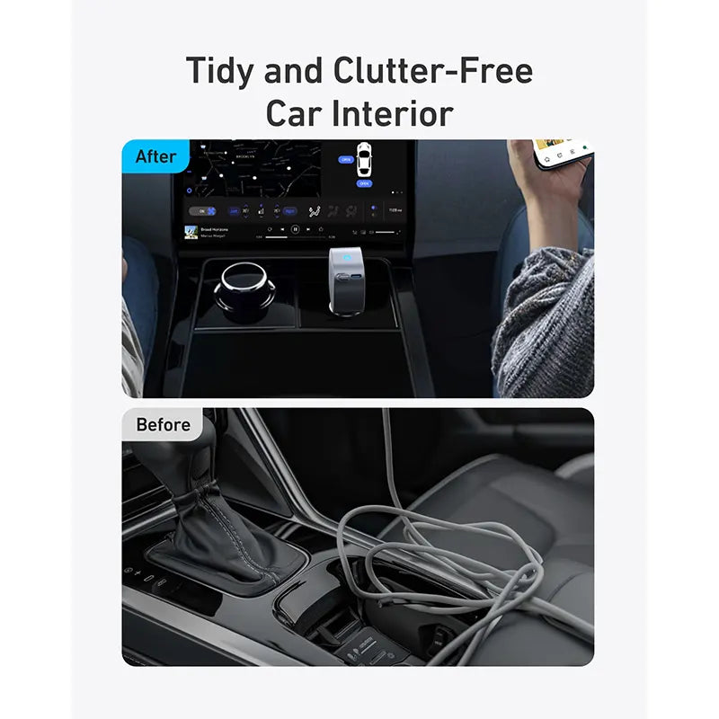 Anker Nano 75W Ultra-Compact Car Charger with Built-in Retractable USB-C Cable (Model A2738HA2)