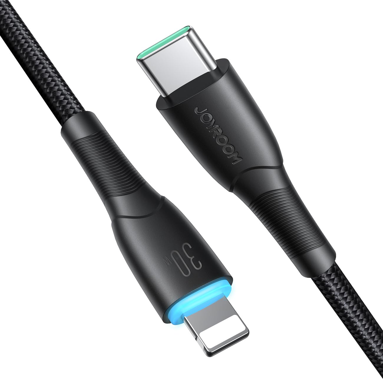 Joyroom SA32-CL3 Starry Series 30W Fast Charging Data Cable (Type-C to Lightning) 1m-Black