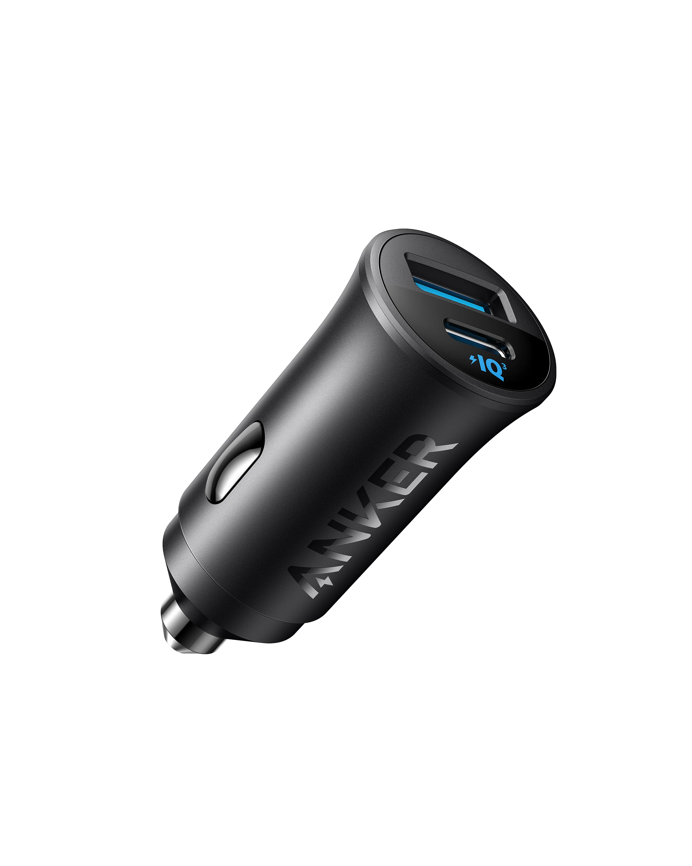 Anker Ultra-Compact Dual-Port Car Charger 30W (Model A2741H11) – Black