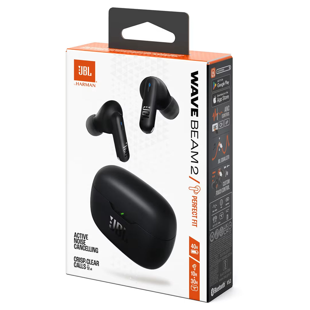 سماعات أذن لاسلكية JBL Wave Beam 2 داخل الأذن - صوت جهير عميق من JBL