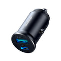 Joyroom JR-CCN05 30W A+C Mini Metal Car Charger – Black
