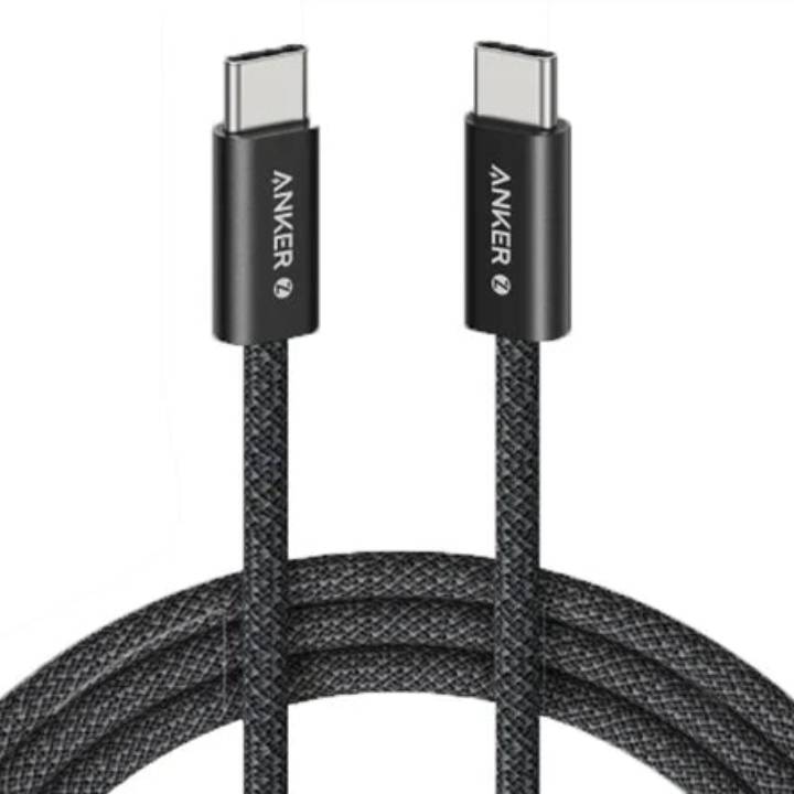 Anker type-C to type-C braided ultra fast charging cable – 6 ft length – up to 240W – A8060H12