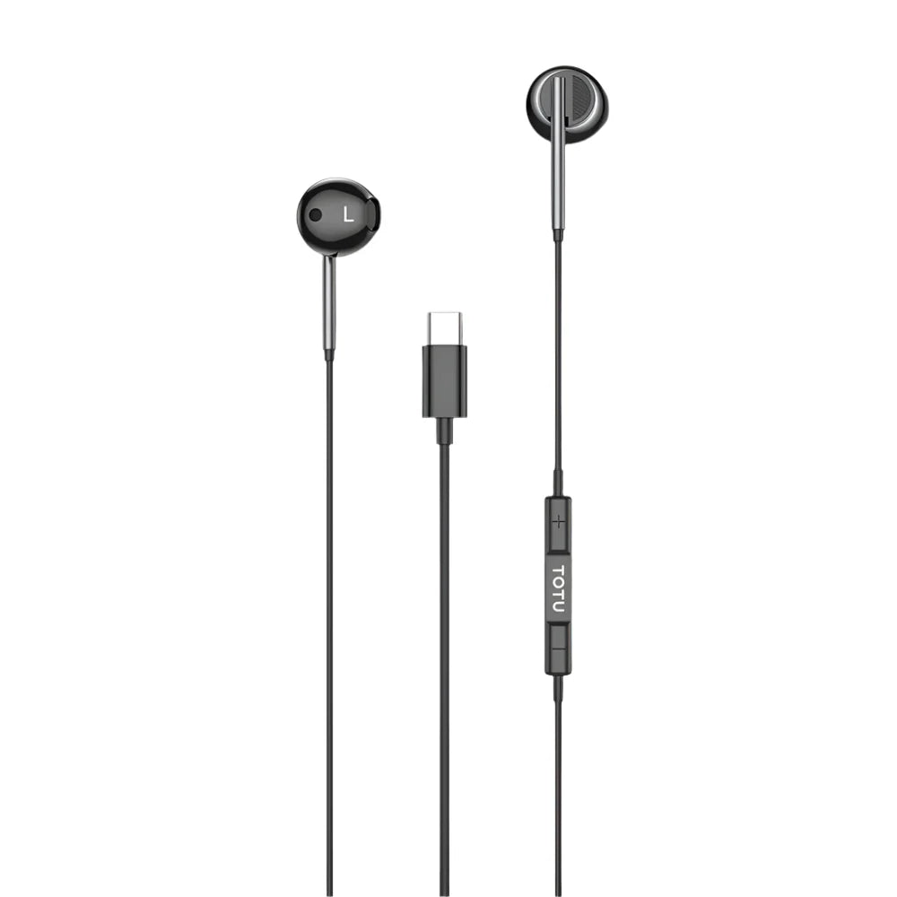 Totu Glory Series Type C Digital Wired Headset Black