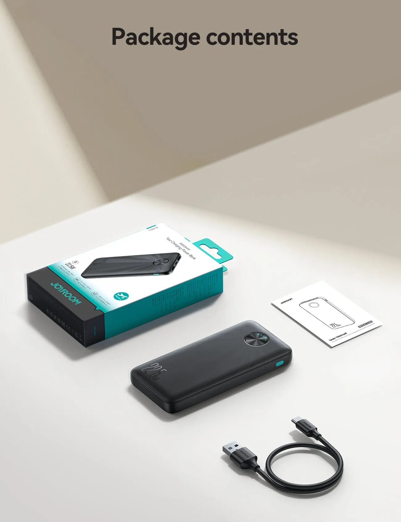 Joyroom 22.5w Fast Charging 10000 Mah Power Bank JR-PBF15