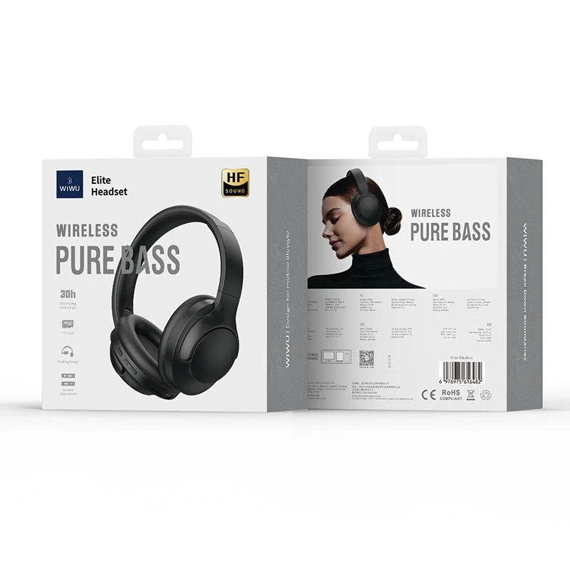 WIWU Elite Wireless Headset – Comfort &amp; Exceptional Audio (TD-08)